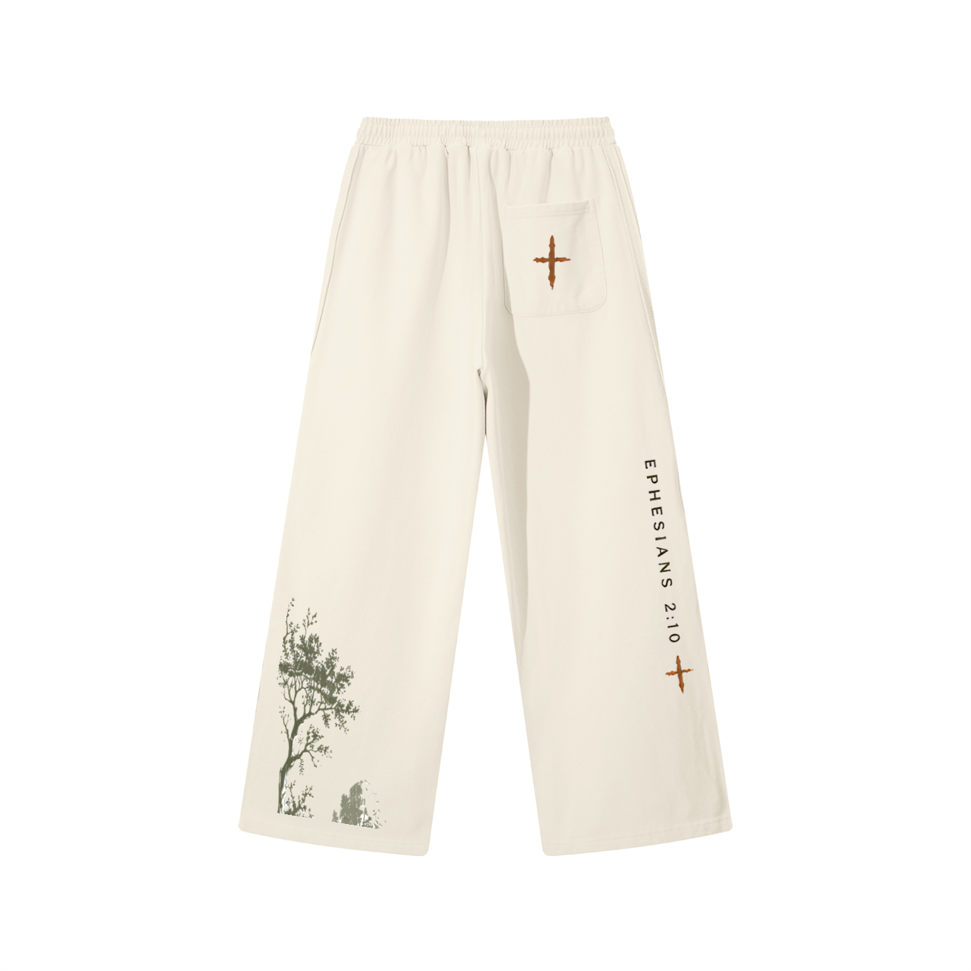 Contrast Tape Straight-Leg Sweatpants