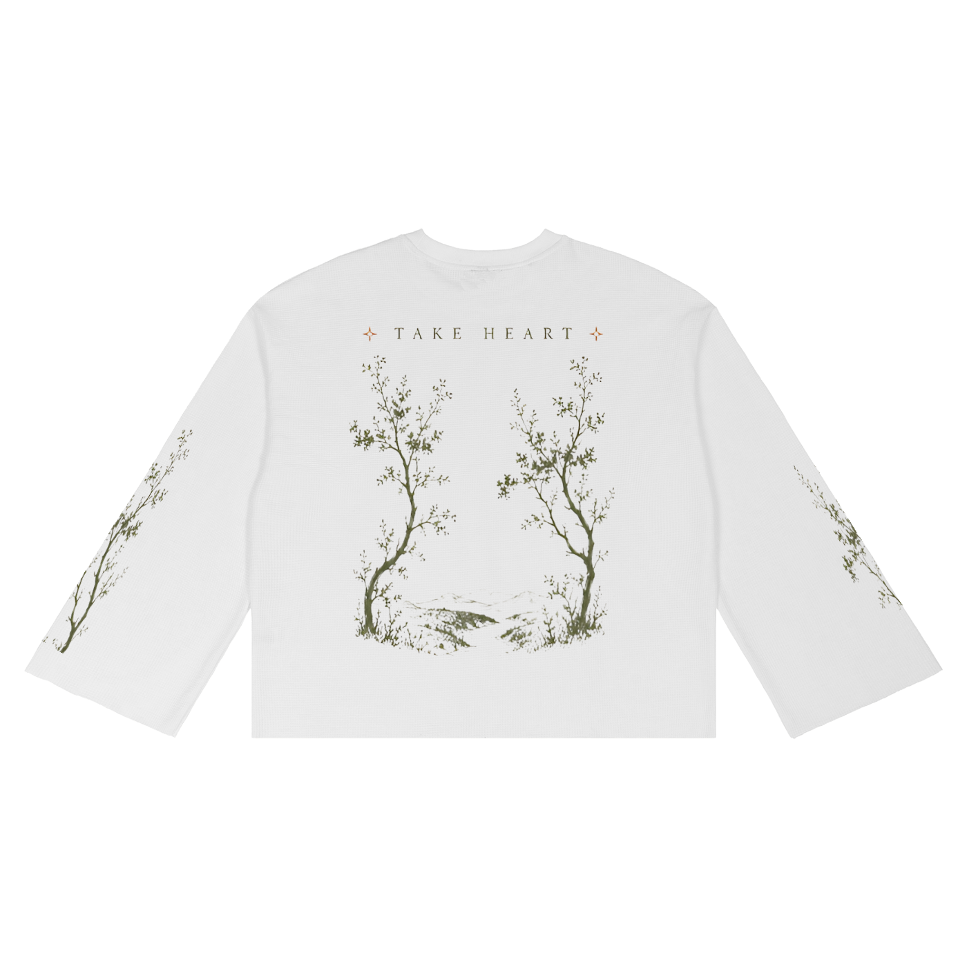 "TAKE HEART" LONG-SLEEVE-SHIRT