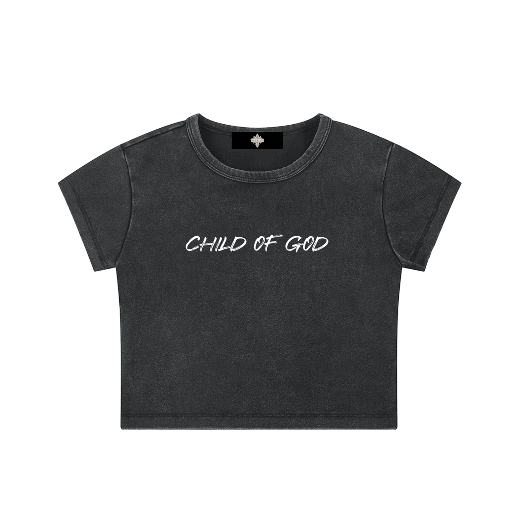 "CHILD OF GOD" Crop Top